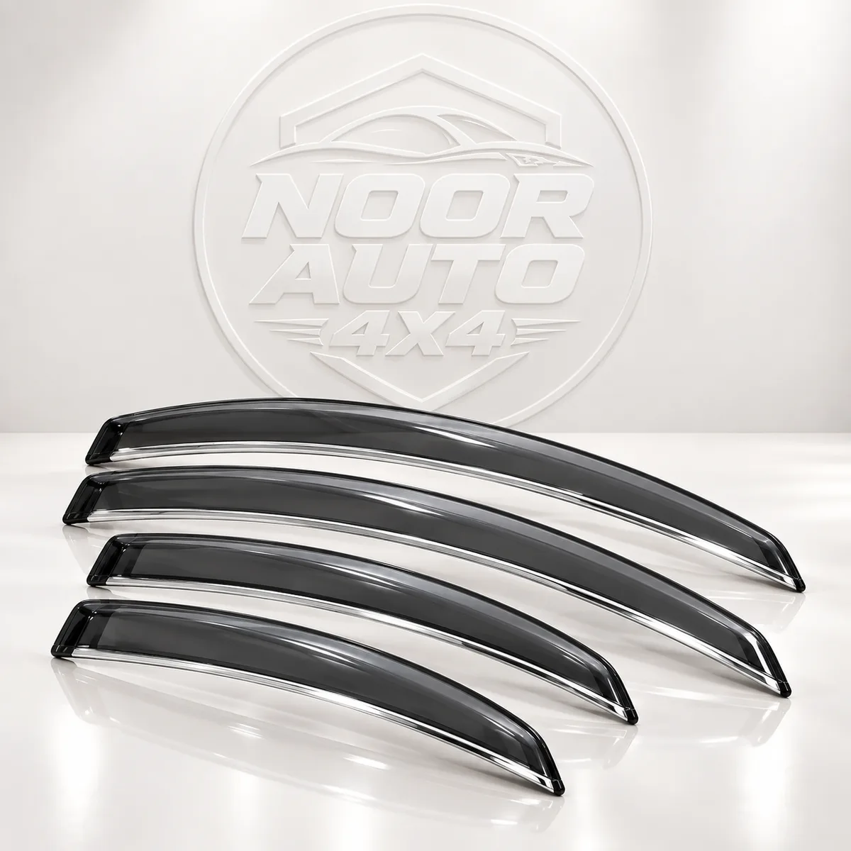 TXR chrome air press sun visors, set of 4 for BYD Atto 3