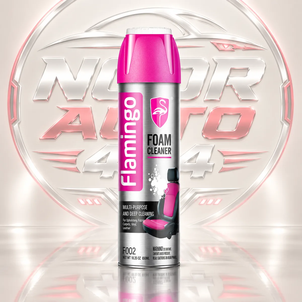 Flamingo Multi-Purpose Foam Cleaner 650 ml can, front label