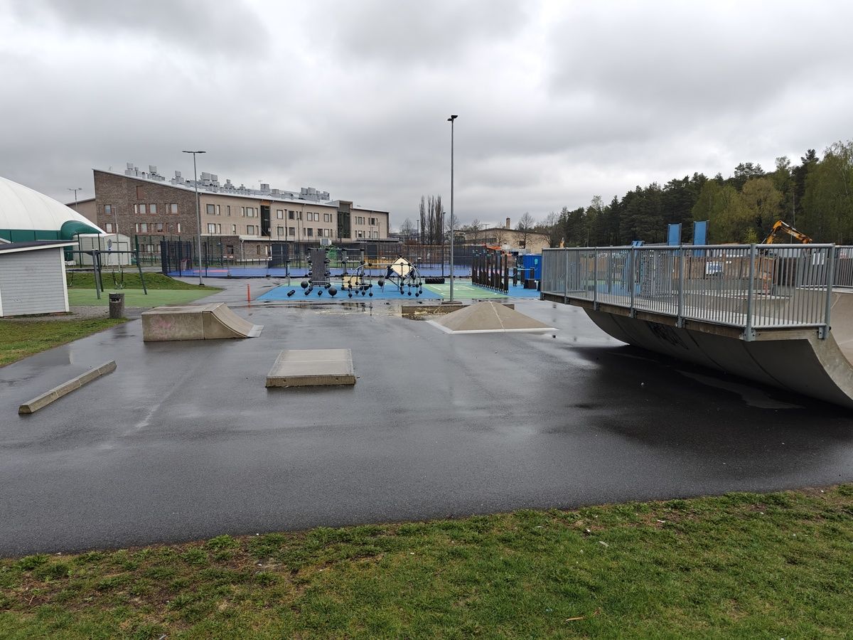 Skeittiparkki.