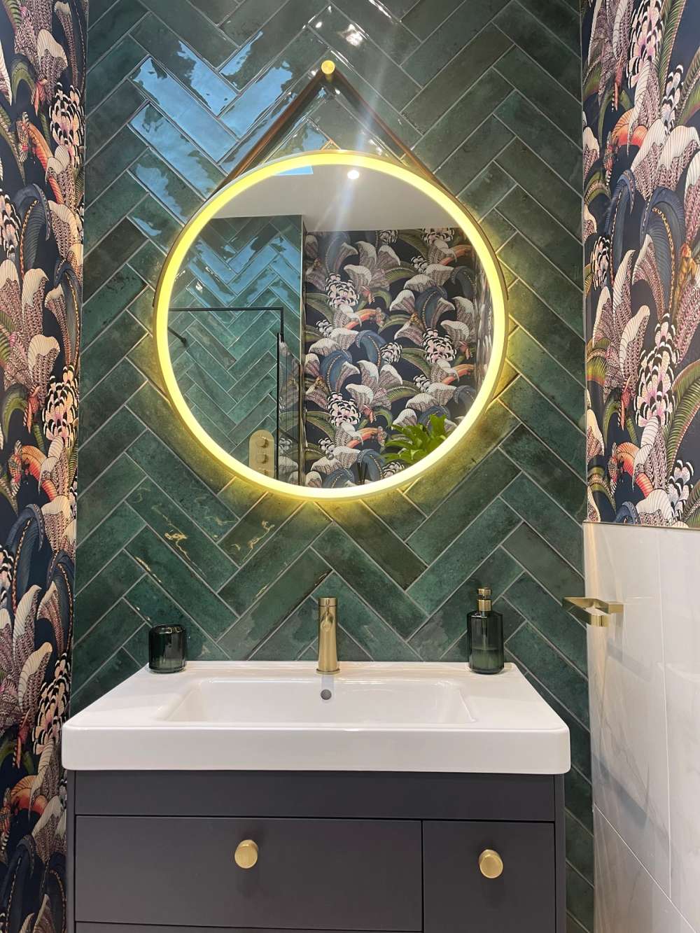 Solstice 80cm - brushed brass