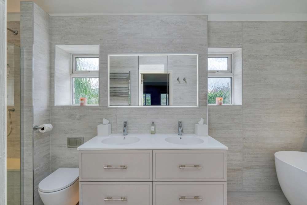 Bespoke Wall Hung Vanity with Utopia Worktop