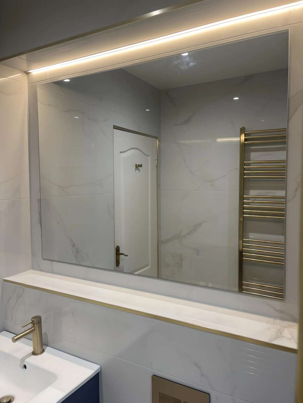 Brushed Brass Tile Trim