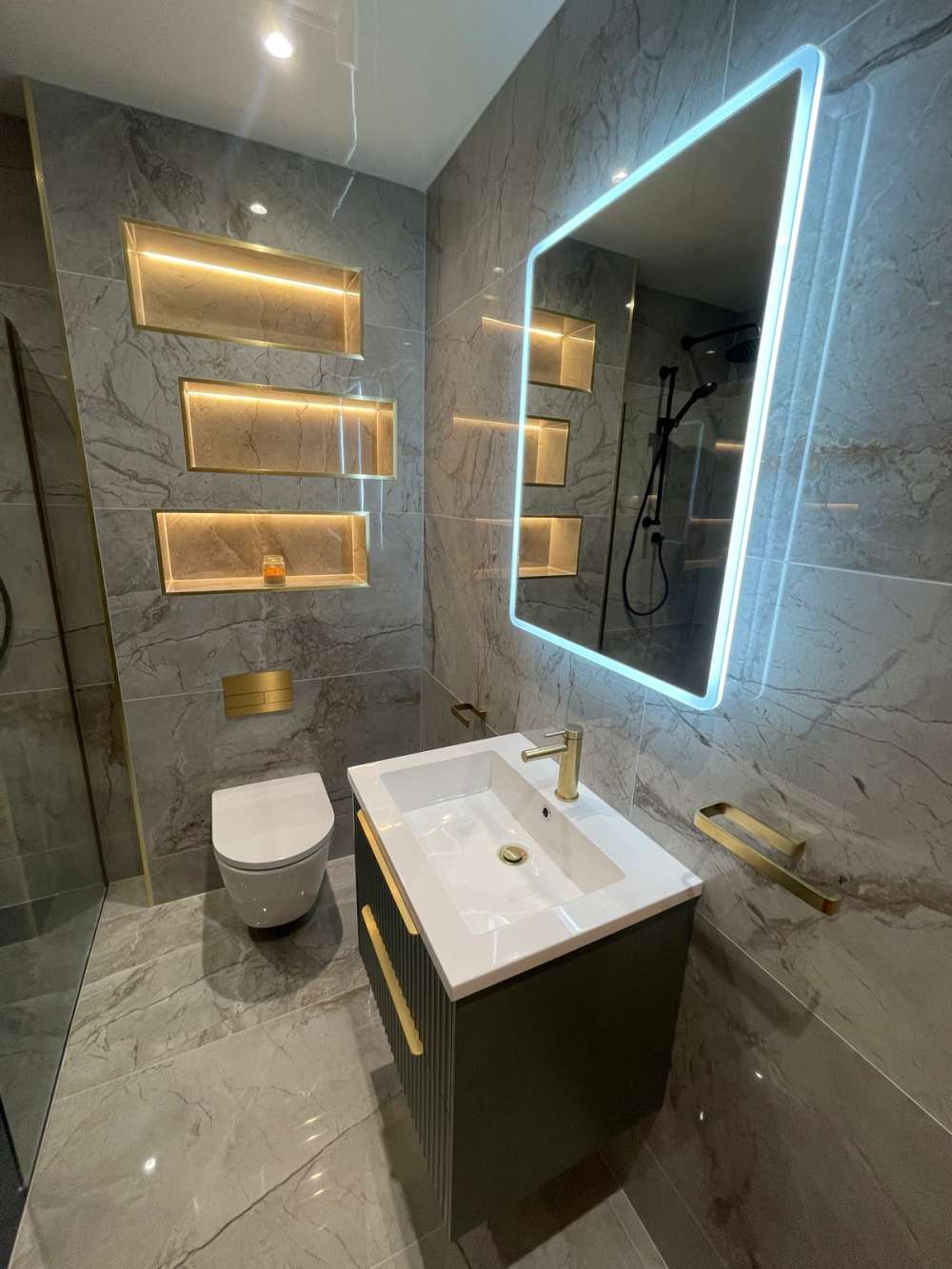 Aqualla Linea 600mm Led Rectangle Mirror
