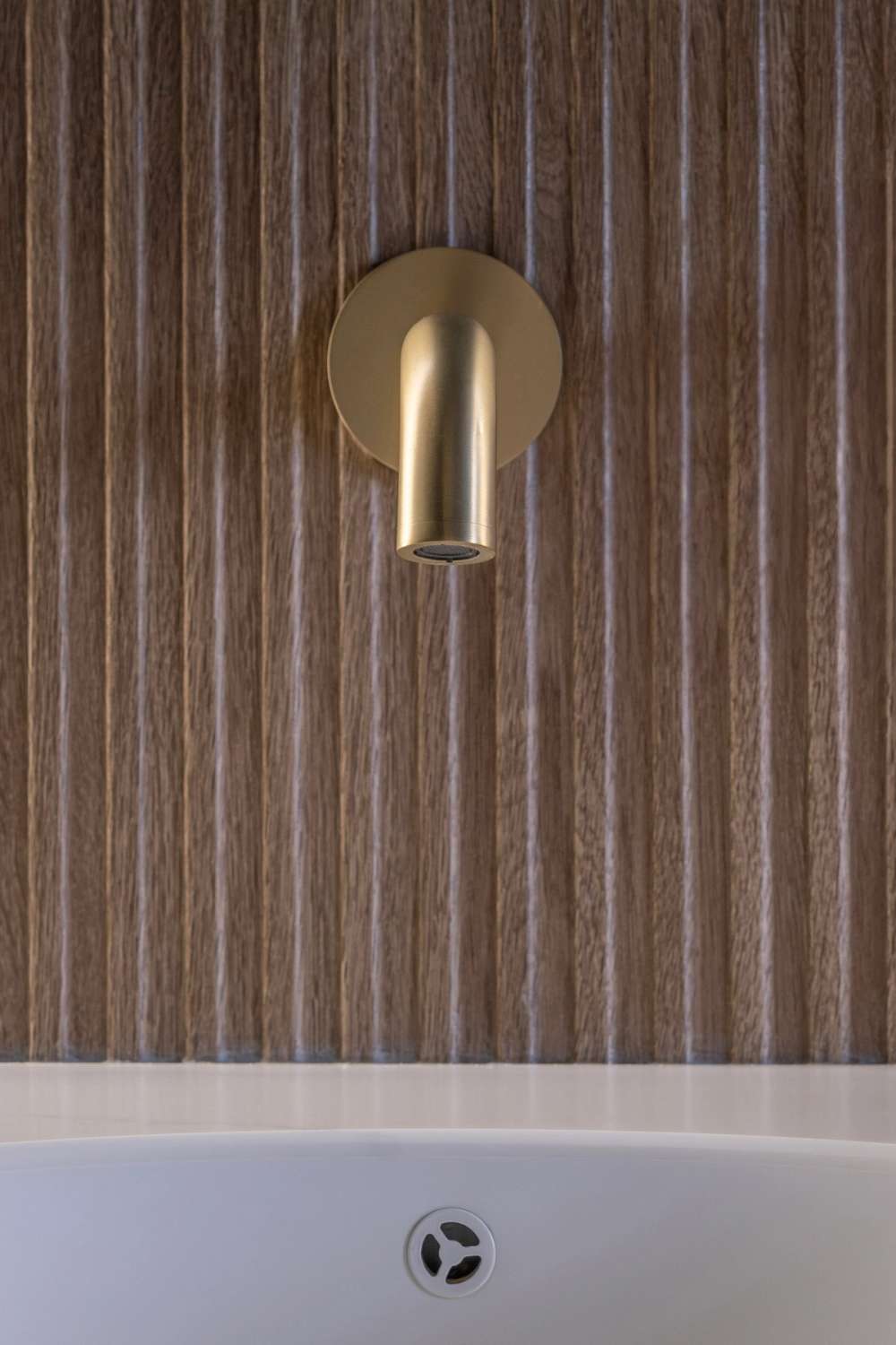 Aqualla Kyloe Brushed Brass Basin Mixer