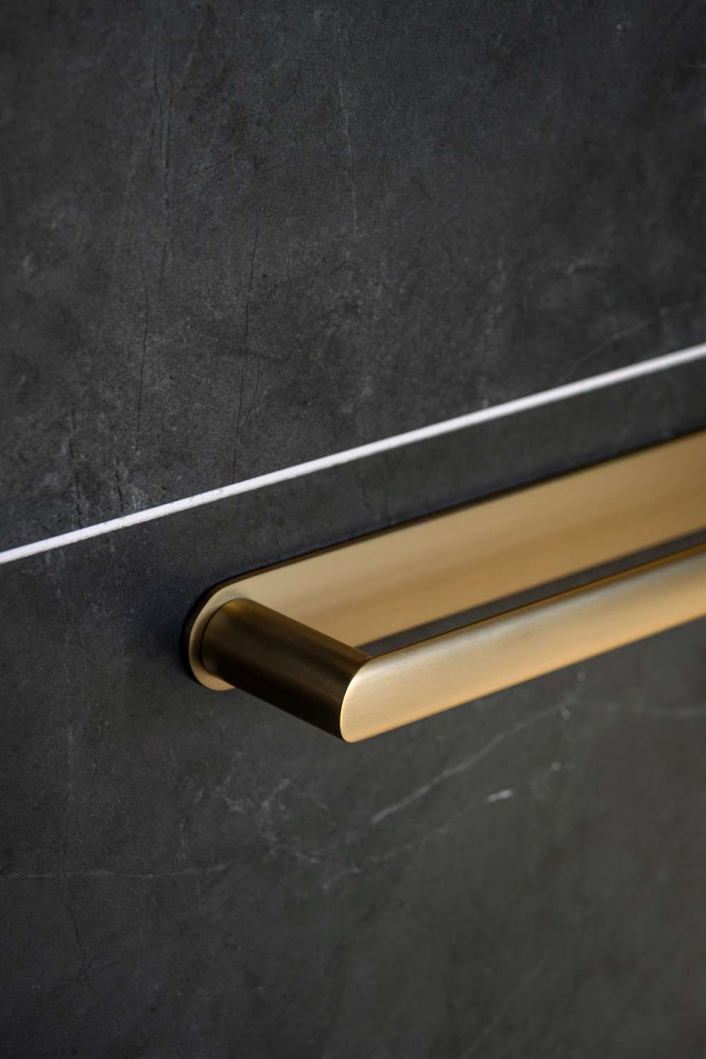 Brushed Brass Towel Rail