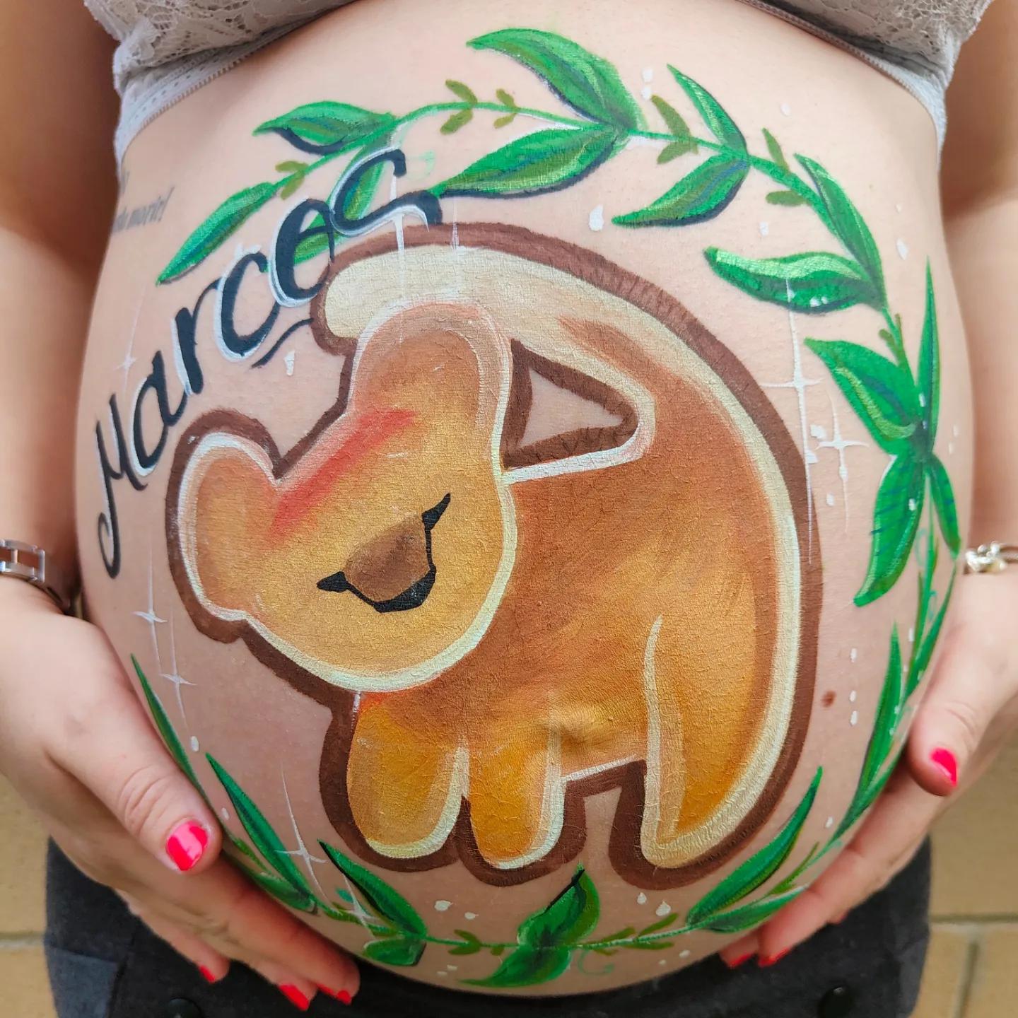 Rey leon bellypainting 