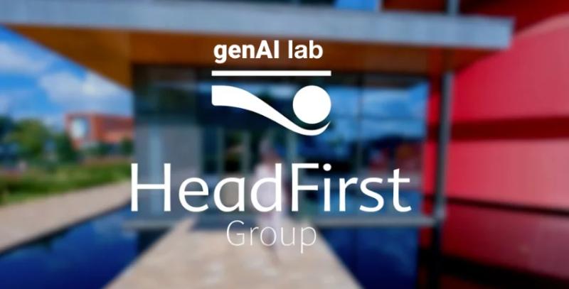 The HeadFirst Group genAI lab title card.