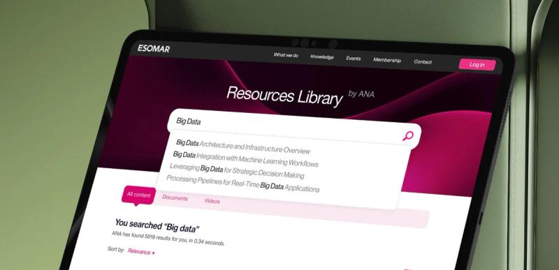 ANA answering a research question, with the sources listed beside it.