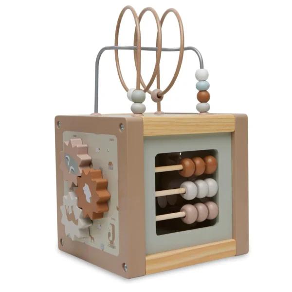 WOODEN ACTIVITY CUBE FARM