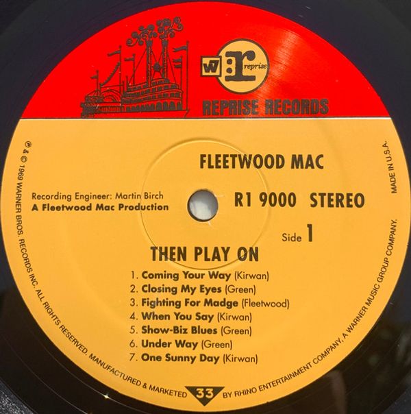 FLEETWOOD MAC THEN PLAY ON LP