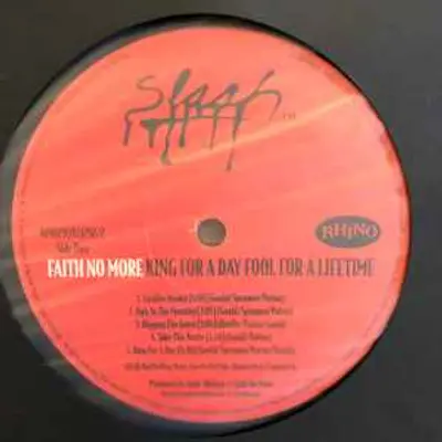 FAITH NO MORE KING FOR A DAY FOOL FOR A LIFETIME 2LP