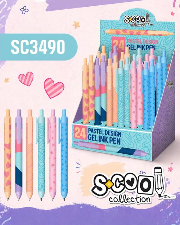 GEL OLOVKA PASTEL DESIGN 0.7MM SC3490