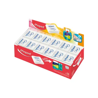 GUMICA MAPED SMILEY SREDNJA 1/36