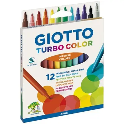 FLOMASTERI 1/12 GIOTTO TURBOCOLOR