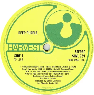 DEEP PURPLE DEEP PURPLE VINYL