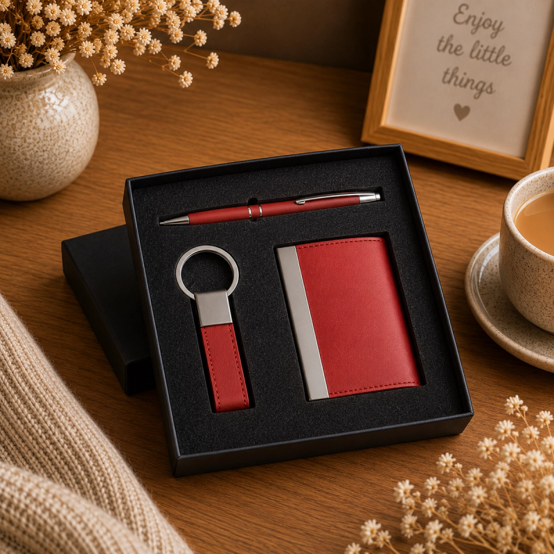 GIFT SET TRIDENT SET-CRVENI