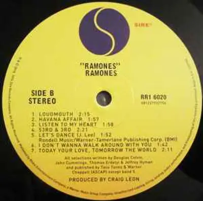 THE RAMONES RAMONES VINYL