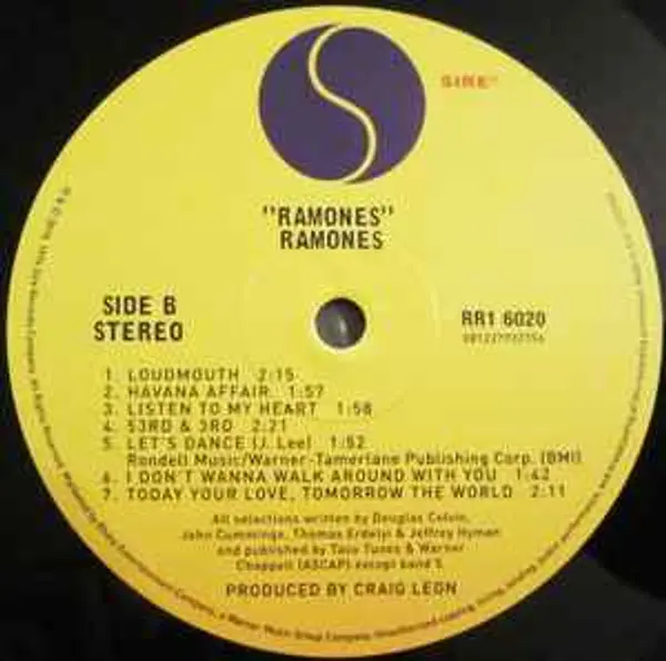 THE RAMONES RAMONES VINYL