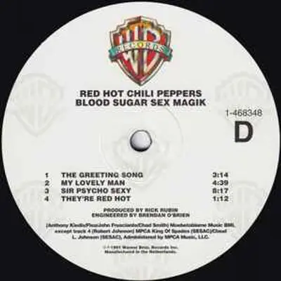 RHCP BLOOD SUGAR SEX MAGIK 2LP