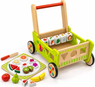 WOODEN BABY PUSH WALKER
