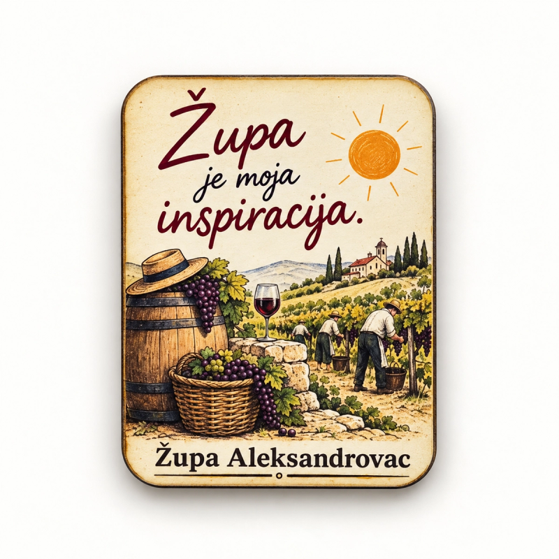 DRVENI MAGNET ZUPA NOVI 06