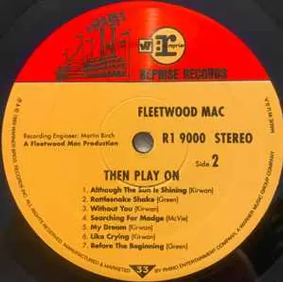 FLEETWOOD MAC THEN PLAY ON LP