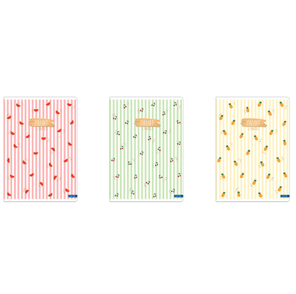SVESKA A5 MP 52L LATAJN LASTVA PASTEL FRUITS