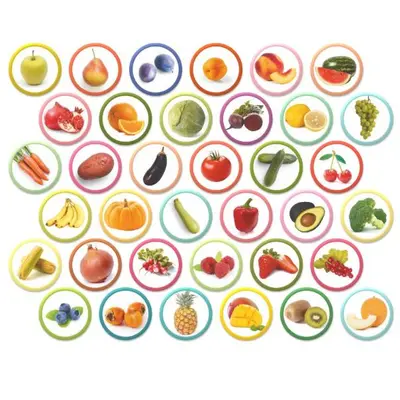 MONTESORI SET SA MAGNETIMA VOCE I POVRCE 36PCS