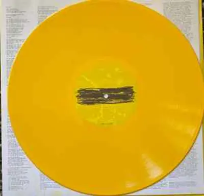 ED SHEERAN SUBTRACT LIMITED YELLOW VINYL LP