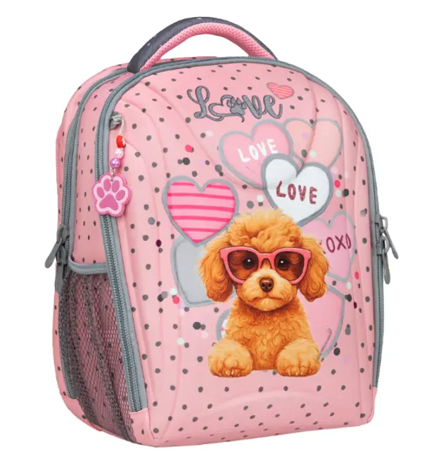 BELMIL - ANATOMSKI RANAC 338-82 PINK HEART PUPPY