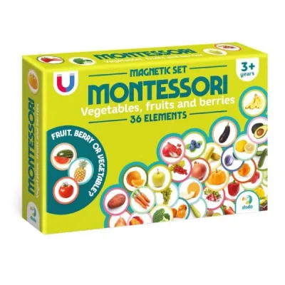 MONTESORI SET SA MAGNETIMA VOCE I POVRCE 36PCS
