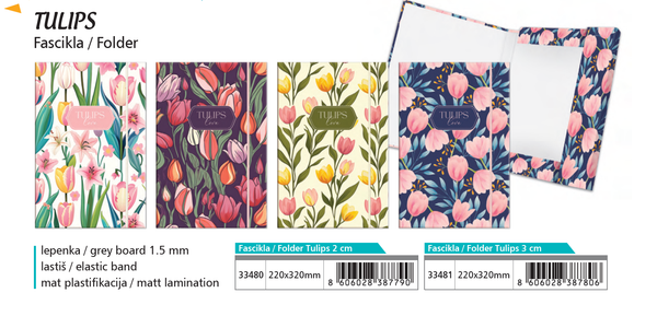 NOTES A6 TULIPS