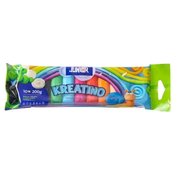 PLASTELIN KREATINO 10 BOJA