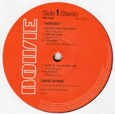 DAVID BOWIE HEROES VINYL
