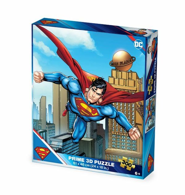 PUZZLE 3D 300 PCS DC COMICS SUPERMAN 61x46cm