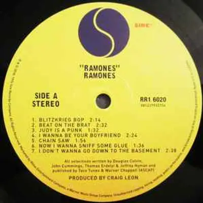 THE RAMONES RAMONES VINYL