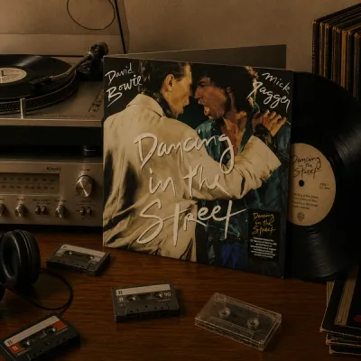 DAVID BOWIE & MICK JAGGER DANCING IN THE STREET E.P. VINYL