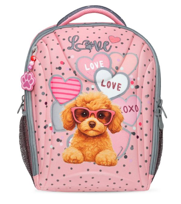 BELMIL - ANATOMSKI RANAC 338-82 PINK HEART PUPPY