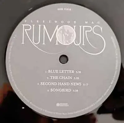 FLEETWOOD MAC RUMOURS LIVE 77 2LP