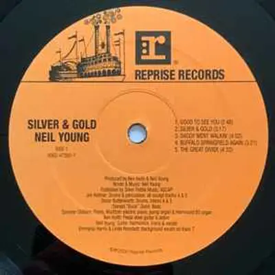 NEIL YOUNG SILVER AND GOLD VINYL