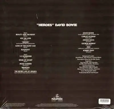 DAVID BOWIE HEROES VINYL