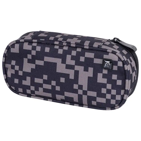 PERNICA PRAZNA OVALNA 1ZIP 1PREKLOP AC6 GREY BRICKS