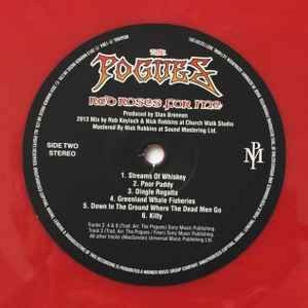 THE POGUES RED ROSES FOR ME LIMITED RED VINYL