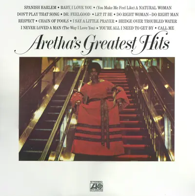 ARETHA FRANKLIN GREATEST HITS LP