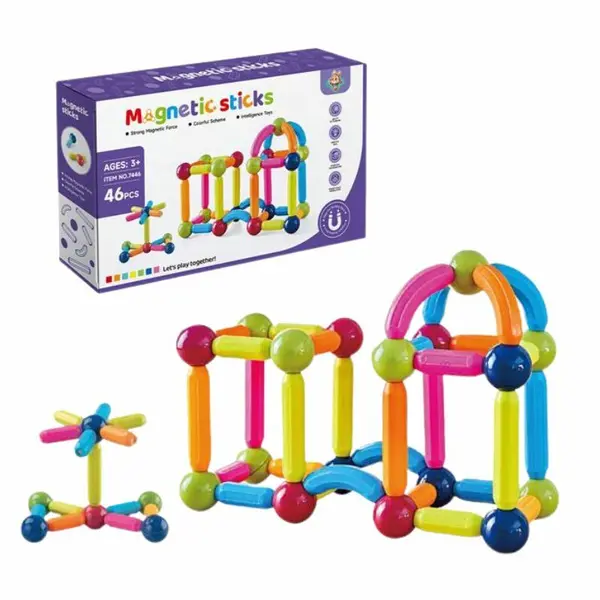 MAGNETNI ŠTAPIĆI 46 PCS