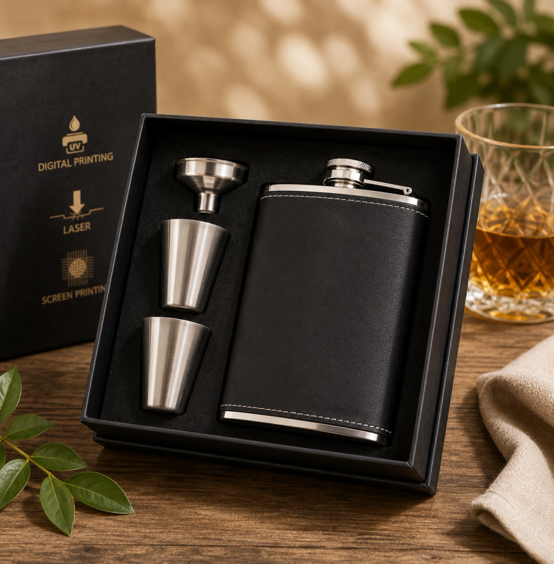 PLJOSKA U SETU GRAPPA - gift