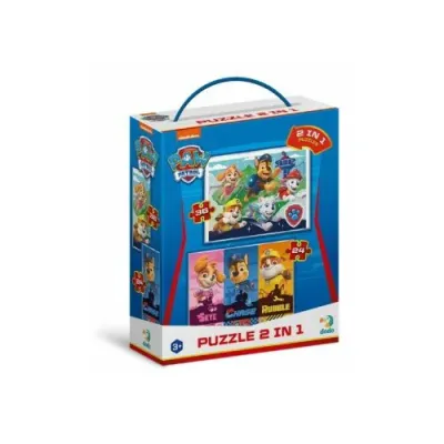 PUZZLE 2 U 1 PATROLNE SAPE 24PCS