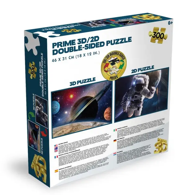 PUZZLE 3D 300 PCS SPACE 46x31cm