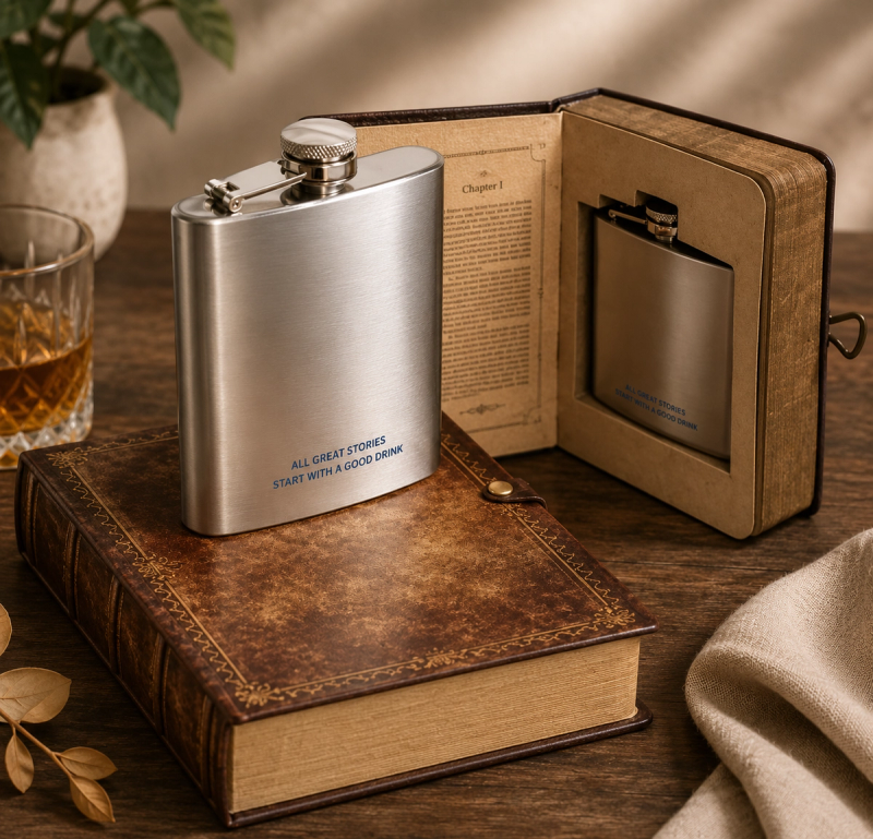 KNJIGA RETRO PLJOSKA - gift