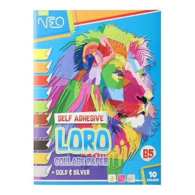 KOLAZ PAPIR 10 BOJA SAMOLEPLJIV B5